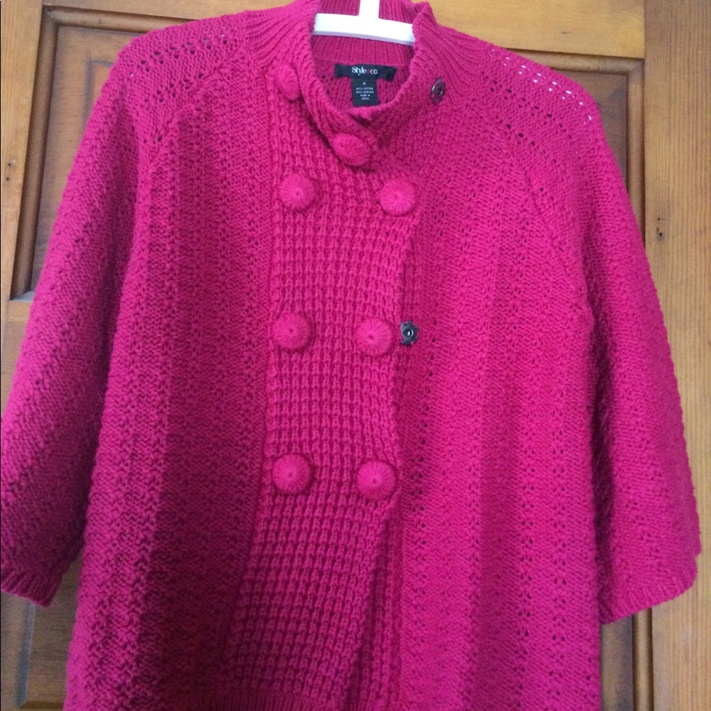 In Style Fushia Cardigan